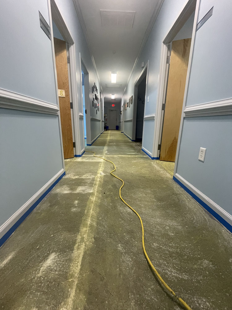 Concrete grinding and polishing