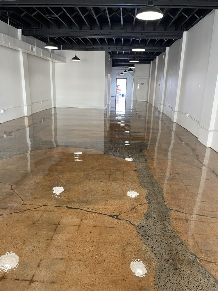 Concrete coating services in Goldsboro and Wayne County