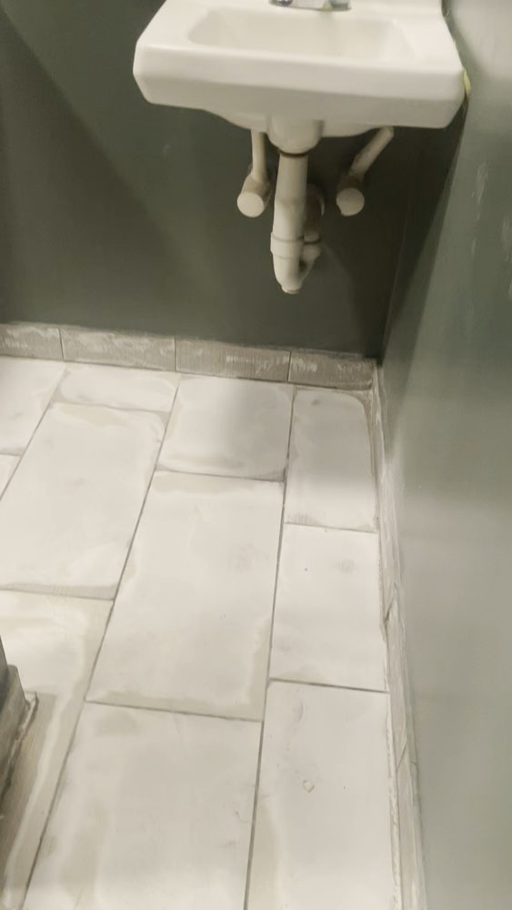 Concrete floor restoration