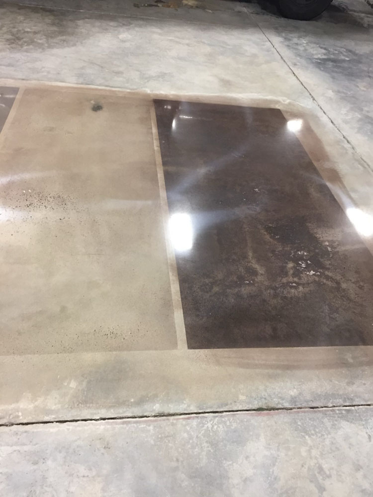 Commercial parking lot