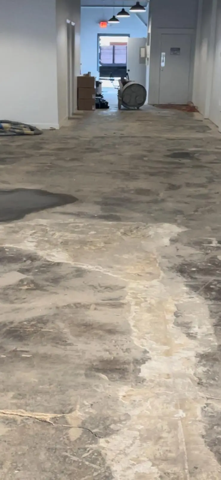 Concrete trip hazard grinding