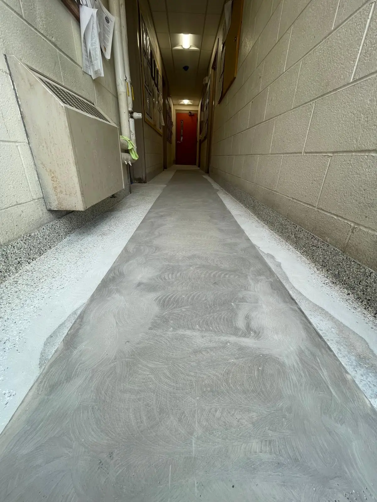 Restored concrete surface